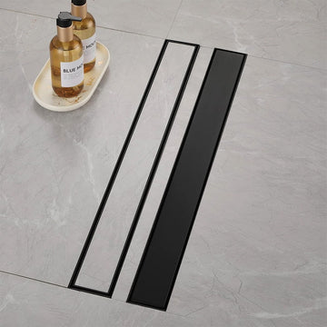 Rigolă de duș Rea Neo Pure, negru mat, 60 cm